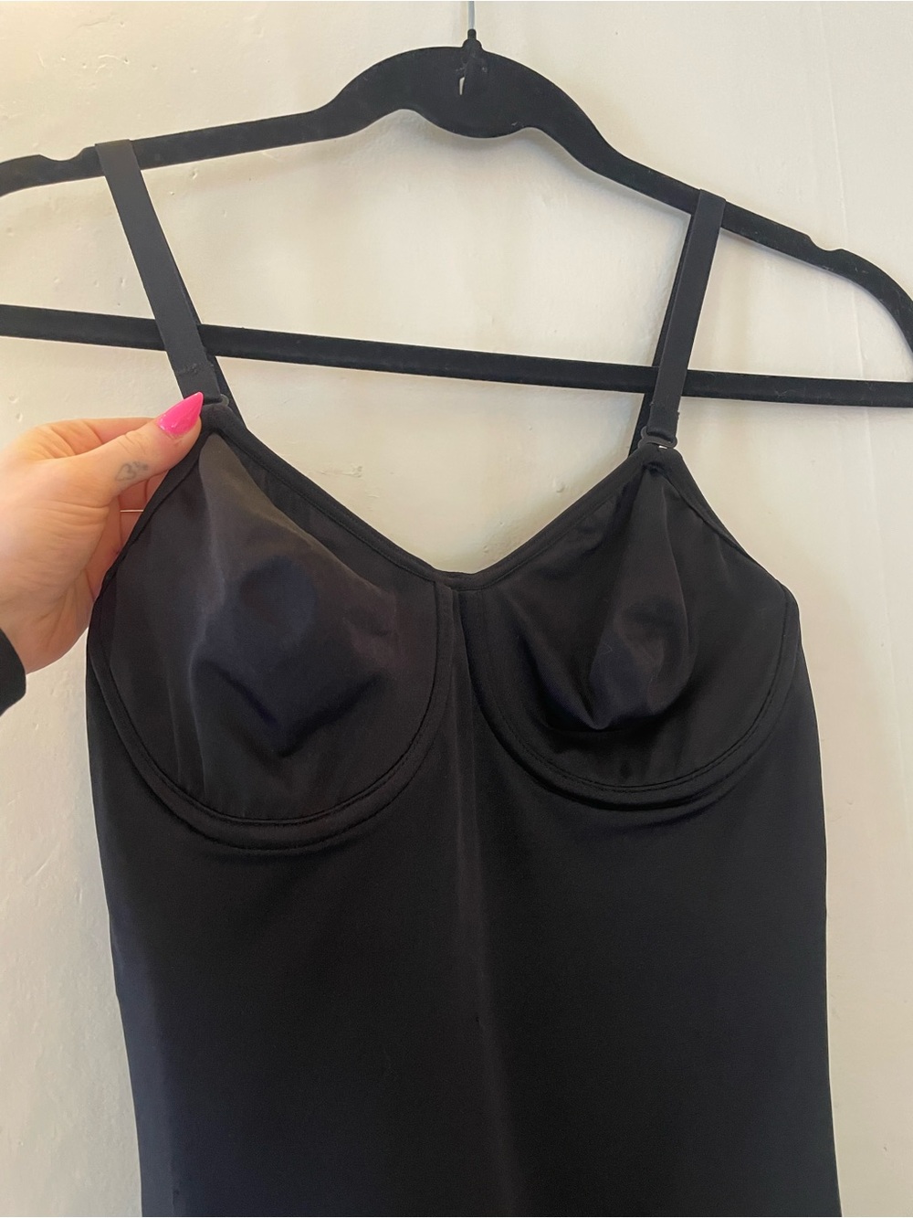 Nancy Ganz Black Sculpting Shapewear Adjustable Straps Sexy Slimming Comfortable - Picture 5 of 16